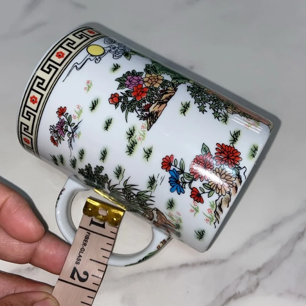 Asian Lady’s Collectible Coffee Cup
